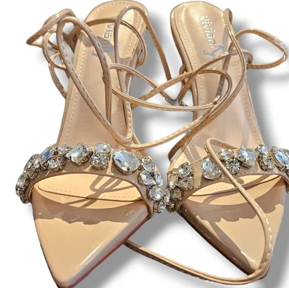 Vivianly wrap tie sling backs - Picture 7 of 10